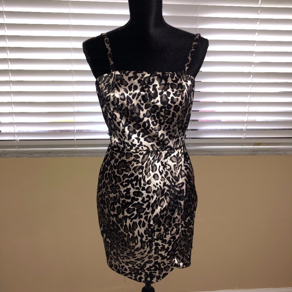 Snow Leopard Print Guess Dress